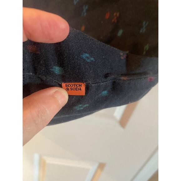 Scotch & Soda Printed Organic Cotton Jersey Crewneck T-Shirt size XL - Picture 3 of 14